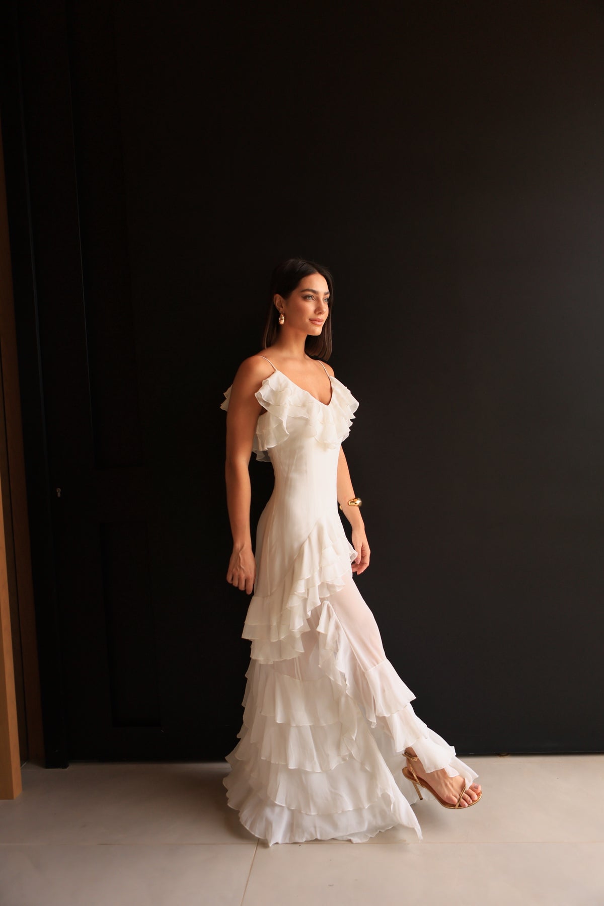 Vestido Romantique OFF WHITE